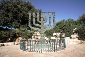 Menorah at the Knesset, Jerusalem